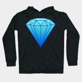 Ice Gradient Cold Diamond Topaz Jewel Hoodie